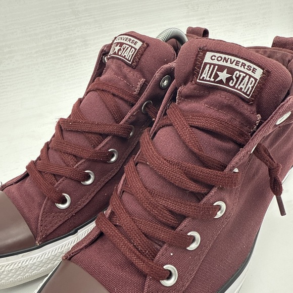 Converse Chuck Talyor All Star Burgundy High Top Adult Men's 9 Women's 11 - Picture 12 of 16